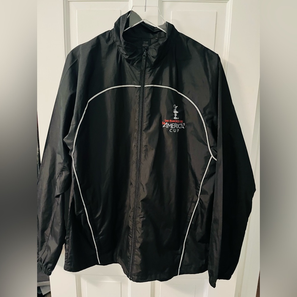 San Francisco America's Cup 2013 Black WindBreaker Mens Large
